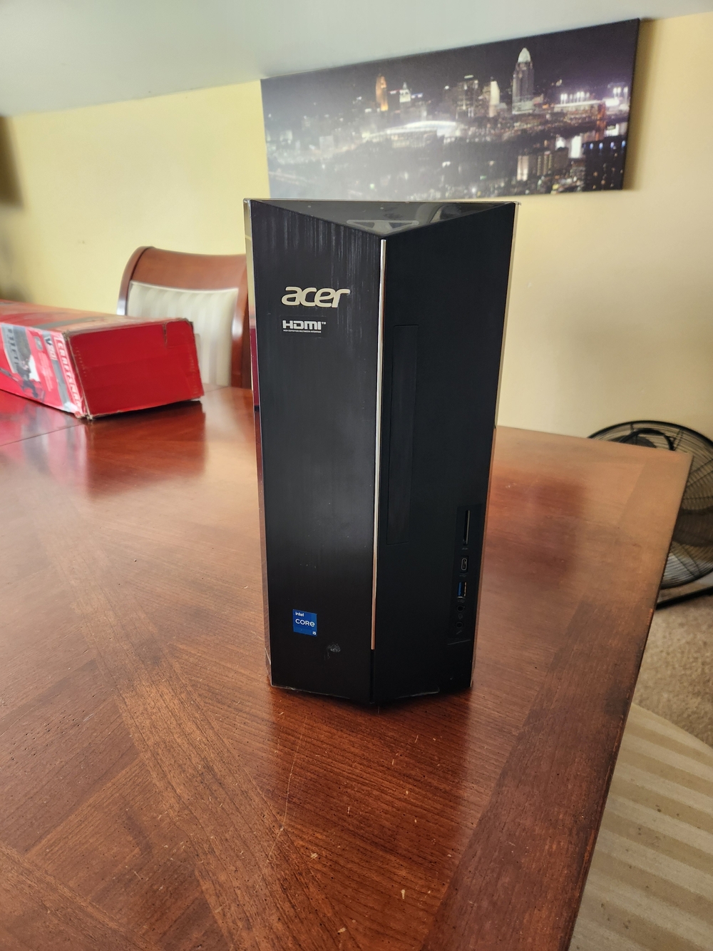 Acer Aspire Desktop Mini PC - Black Works. No Cords.